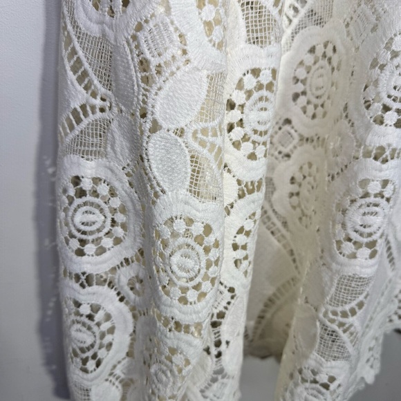 Pennington’s Crochet Blouse with Long Balloon Sleeves Size X - Picture 8 of 14